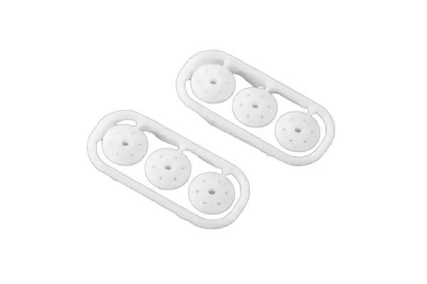 XRay XB9 Composite Shock 6-Hole Piston Set (1.2; 1.3; 1.4mm) — image 1 of 4
