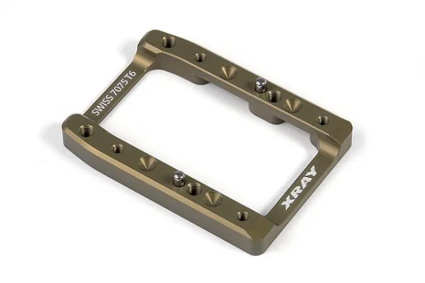 XRay XB808 Aluminium One-Piece Engine Mount - Swiss 7075 T6 - Hard Coated — image 1 of 7