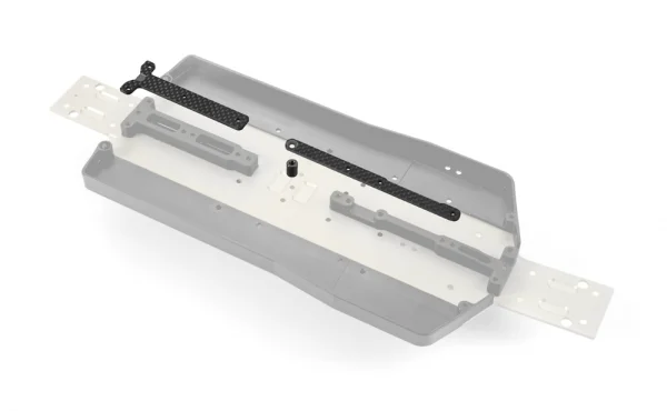 XRay Graphite Chassis Brace Upper Deck - Saddle Pack (2) — image 3 of 3