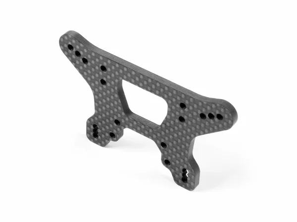 XRay XT4 Graphite Shock Tower For Hs Bulkhead - Lower - Front