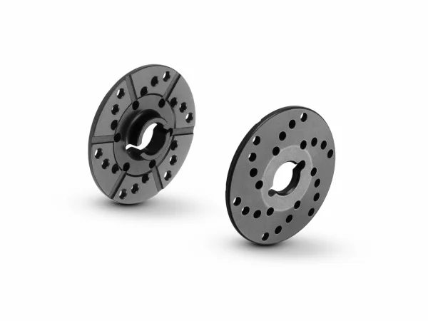XRay Aluminium One-Way Slipper Clutch Plates - Ventilated - Set