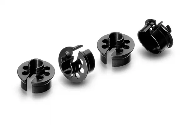 XRay Aluminium Shock Spring Retaining Collar -2mm (4) — image 1 of 2