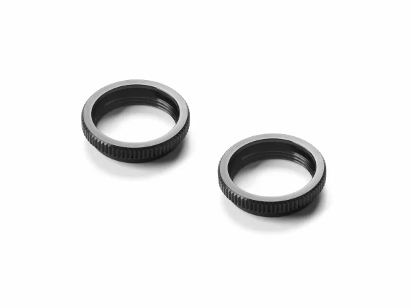 XRay Aluminium Shock Adjustable Nut - Big Bore (2) ** CLEARANCE **