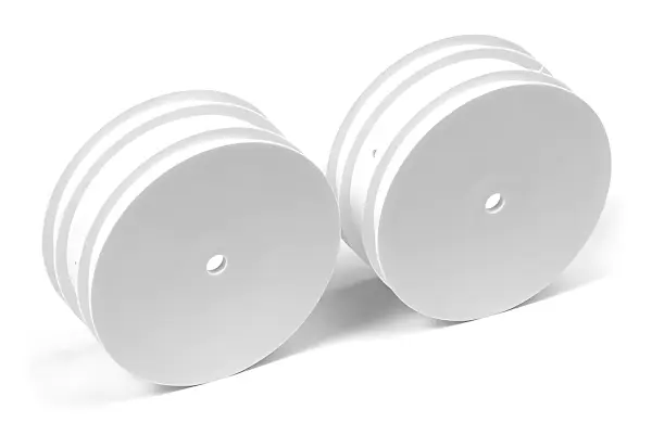 XRay XB4 Front Wheels - White Aerodisk - 14mm Hex (2) — image 1 of 2
