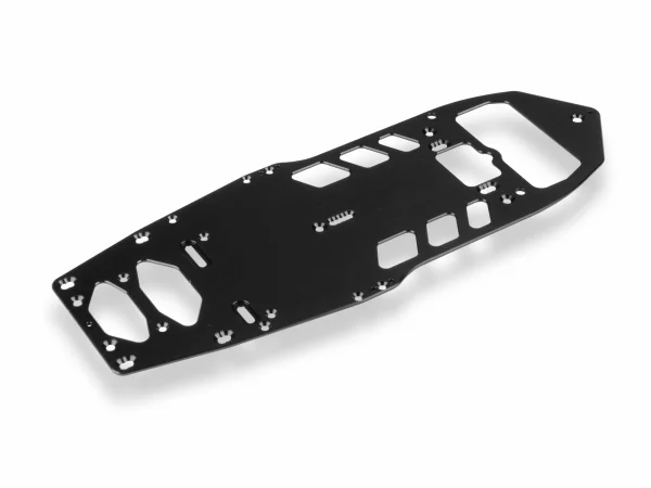 XRay X12 Aluminium 1 Piece Chassis For Floating Servo - 1.5mm - Swiss 7075 T6 — image 1 of 3