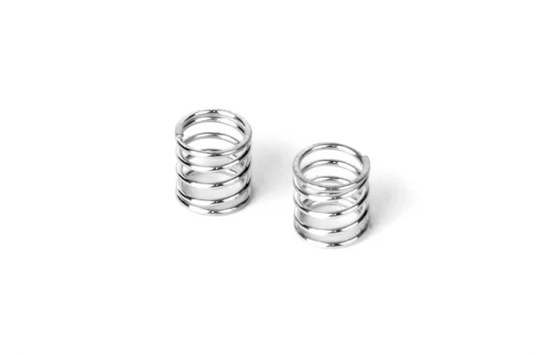 XRay Front Coil Spring For 4mm Pin C=1.8-2.0 - Silver (2) — image 1 of 2