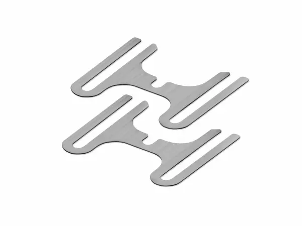XRay X1 3S Suspension Ride Height Shim 0.3mm - Silver (2)
