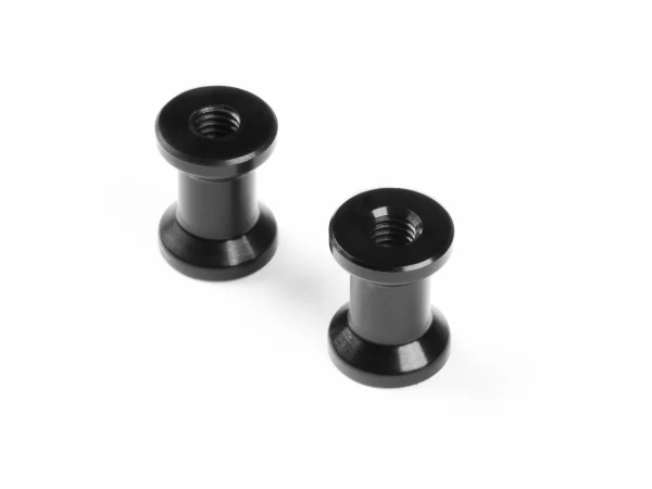 XRay Aluminium Rear Brace Mount 9mm - Black (2)