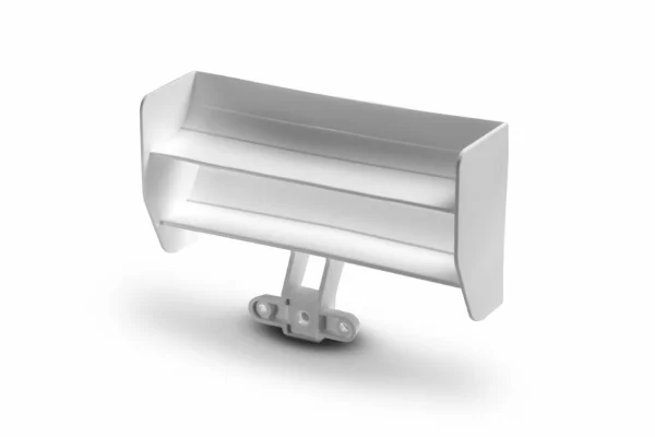 XRay X1 Composite Rear Wing - Lightweight + Wide - White