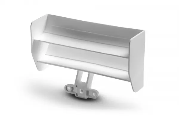 XRay X1 Composite Rear Wing - Lightweight + Wide - White — image 4 of 4