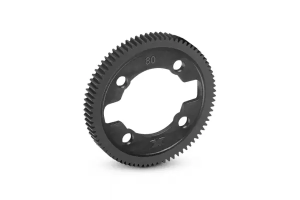 XRay Composite Gear Diff Spur Gear - 80T / 64P — image 1 of 2