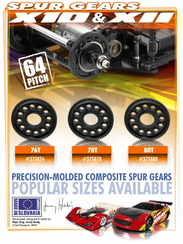 XRay Composite Spur Gear - 78T / 64P