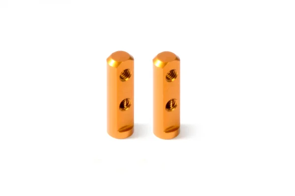 XRay X12 Aluminium Servo Mount - Orange (2)