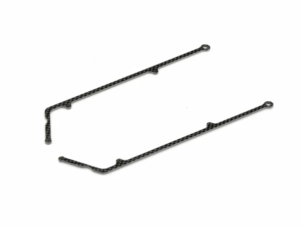 XRay X10 Carbon Side Brace For 1 Piece Chassis (2)