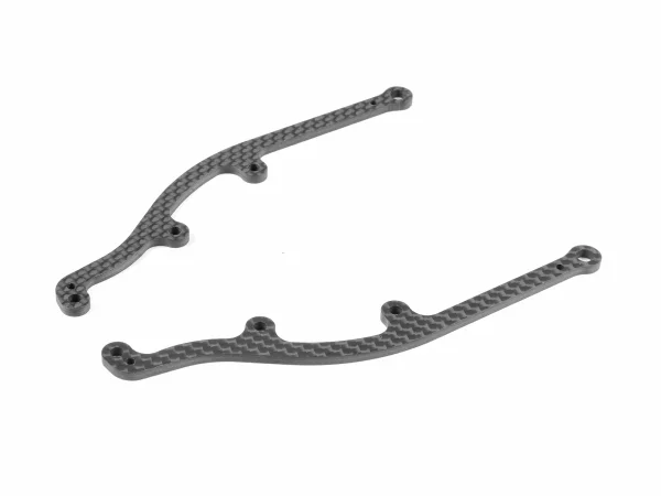 XRay X124 Side Brace - Graphite 2.5mm (2)