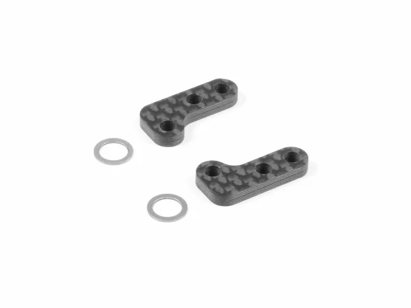 XRay X124 Side Brace Arm - Graphite 2.5mm (2)