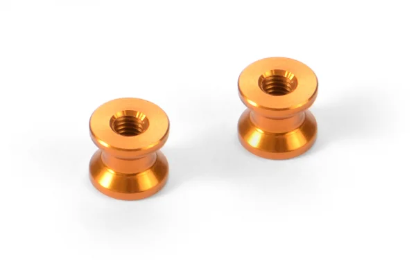 XRay Aluminium Mount 6.0mm - Orange (2)