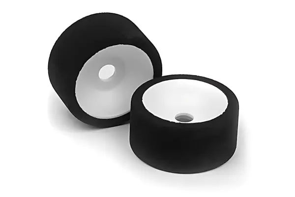 XRay Rear Foam Tire Mounted With Hex Hub (35Deg) - Soft