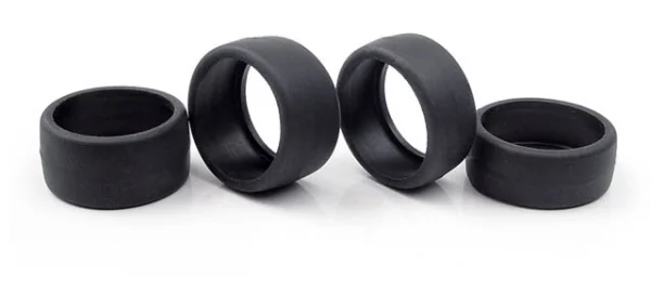 XRay Rubber Tires + Inserts, F+R (40Deg)