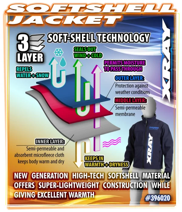 XRay Luxury Softshell Jacket (S)