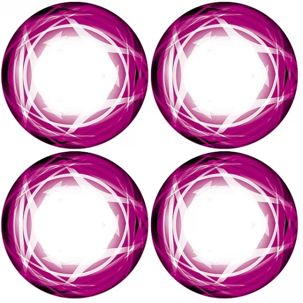 XRay GTXE Wheel Stickers - Die-Cut - Pink