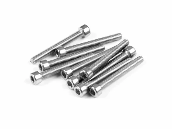 XRay Hex Screw Socket Head Cap M3.5X30 - Stainless (10)