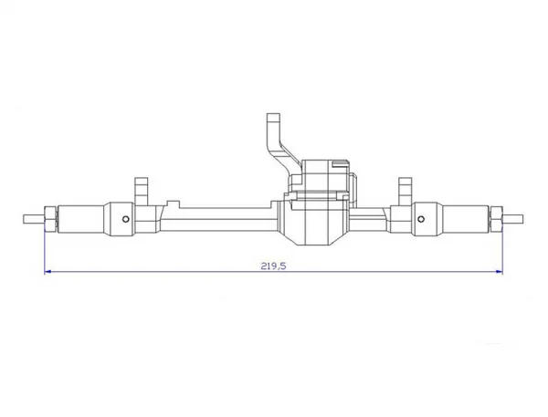 RC4WD Bully 2 Competition Crawler Rear Axle