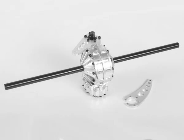 RC4WD 1/4 Scale Aluminium Rear Axle with Quick Change Gears (Skellenger Style) RC4WD