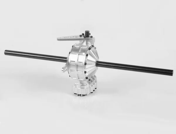 RC4WD 1/4 Scale Aluminium Rear Axle with Quick Change Gears (Skellenger Style) RC4WD