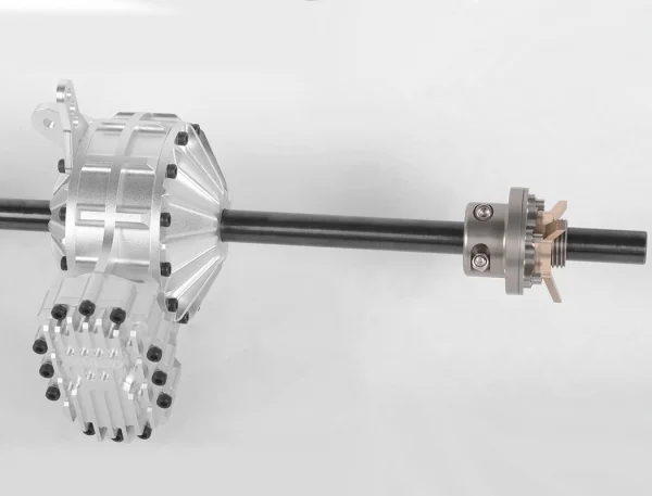 RC4WD 1/4 Scale Aluminium Rear Axle with Quick Change Gears (Skellenger Style) RC4WD