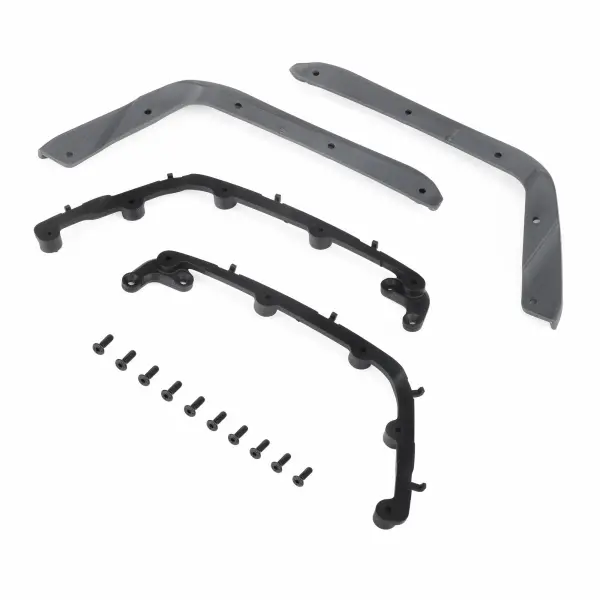 Front Fenders - Gray - Jeep JT: SCX10 III MotoBilt