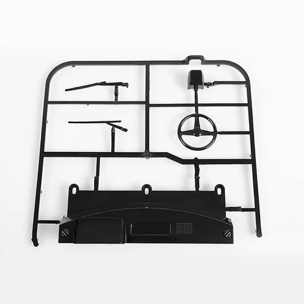RC4WD Mojave II Dash and Wiper Parts Tree (Black)