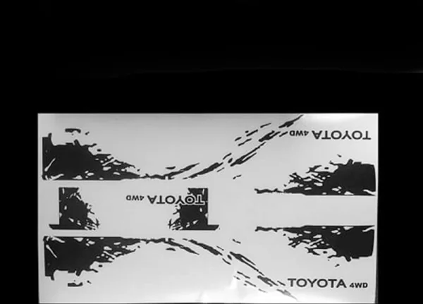 RC4WD Dirty Stripes for Mojave II 2/4 Door Decal Sheet