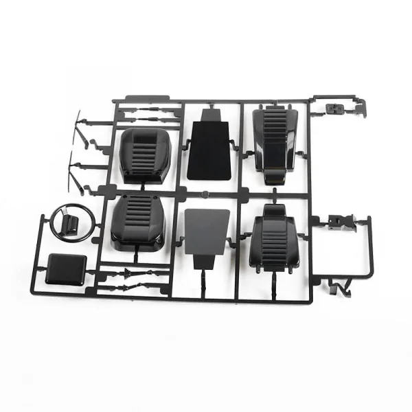 RC4WD 2015 Land Rover Defender D90 Front Seats and Dashboard Details RC4WD