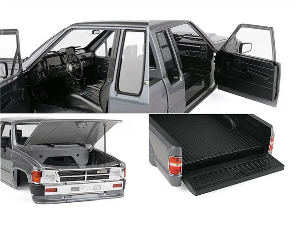 RC4WD 1987 Toyota Xtracab Hard Body Complete Set (Grey)