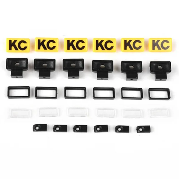 RC4WD KC HiLiTES Rectangle Lights with Covers RC4WD