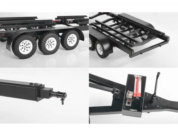 RC4WD BigDog 1:10 Tri Axle Widebody Scale Boat Trailer RC4WD