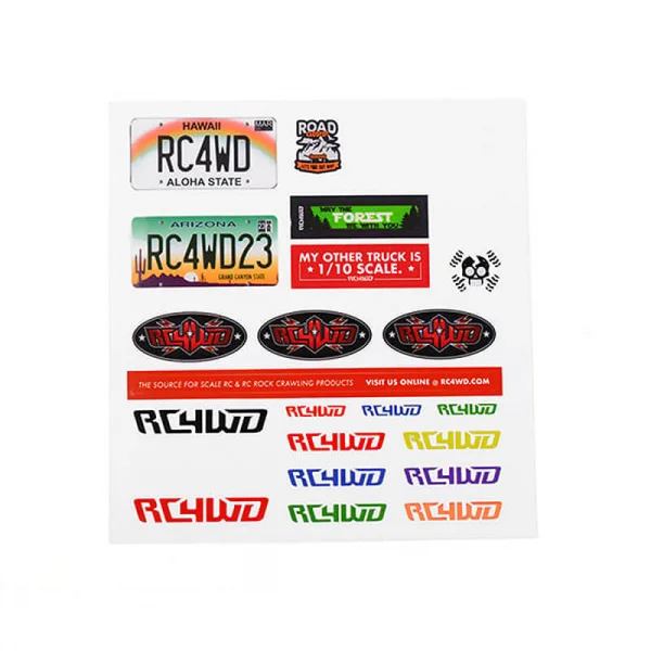 RC4WD Small Decal Sheet RC4WD — image 2 of 2