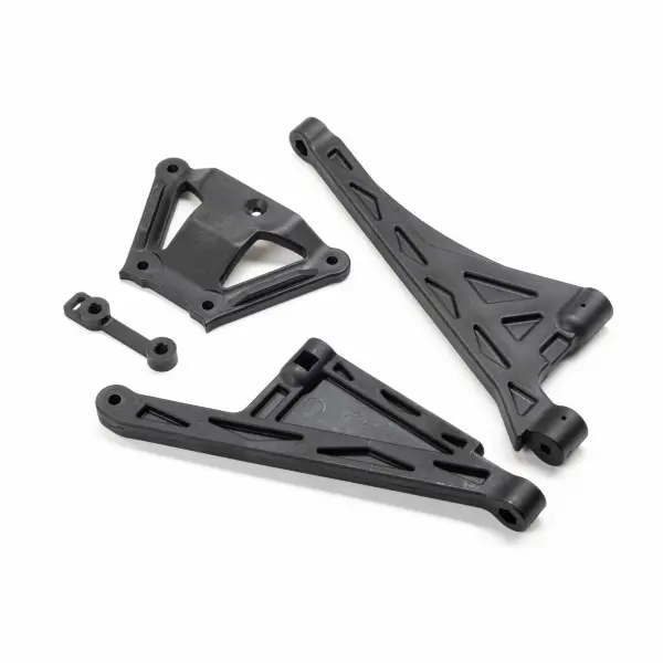 Front and Rear Chassis Brace and Spacer Set: 5IVE-TG 3.0