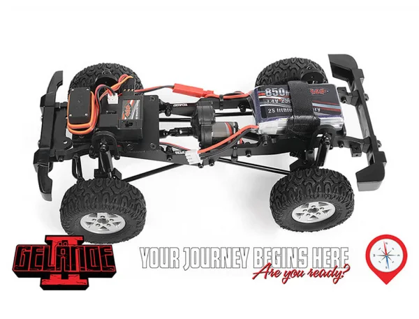 RC4WD 1:18 Gelande II - Black Rock Body Set (Orange) - RTR