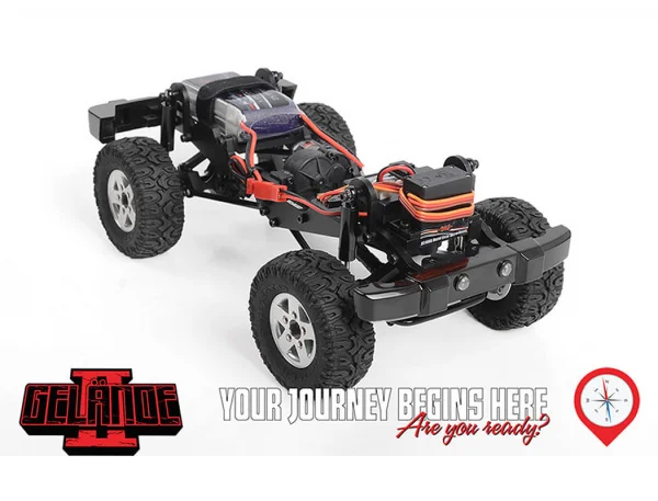 RC4WD 1:18 Gelande II - Black Rock Body Set (Orange) - RTR