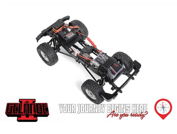 RC4WD 1:18 Gelande II - Black Rock Body Set (Orange) - RTR