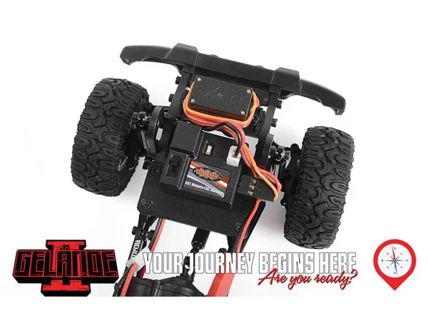 RC4WD 1:18 Gelande II - Black Rock Body Set (Orange) - RTR