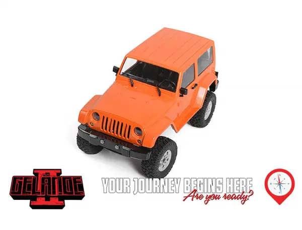 RC4WD 1:18 Gelande II - Black Rock Body Set (Orange) - RTR &mdash; image 20 of 20