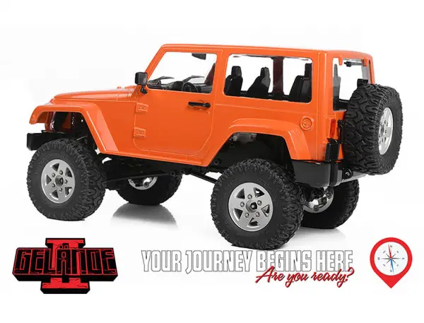 RC4WD 1:18 Gelande II - Black Rock Body Set (Orange) - RTR &mdash; image 9 of 20