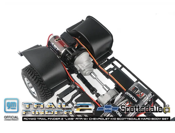 RC4WD Trail Finder 2 LWB RTR - Chevrolet K10 Hardbody Red