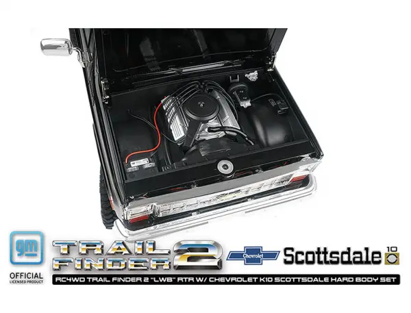 RC4WD Trail Finder 2 LWB RTR - Chevrolet K10 Hardbody Black &mdash; image 7 of 20