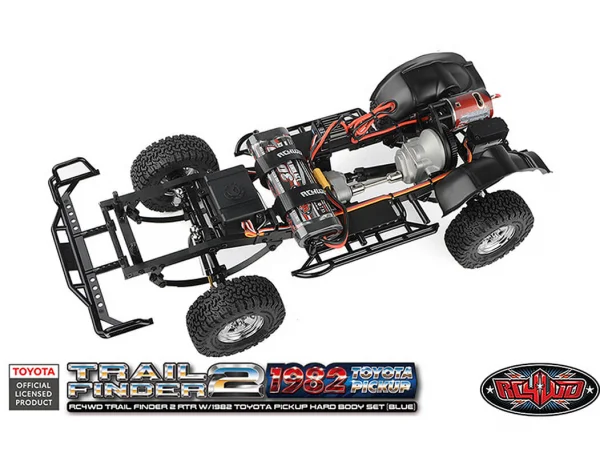 RC4WD Trail Finder2 RTR With 1982 Toyota Pickup Hard Body Blue