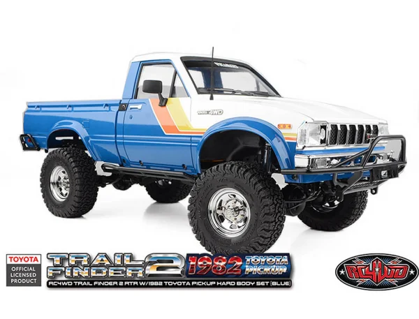 RC4WD Trail Finder2 RTR With 1982 Toyota Pickup Hard Body Blue