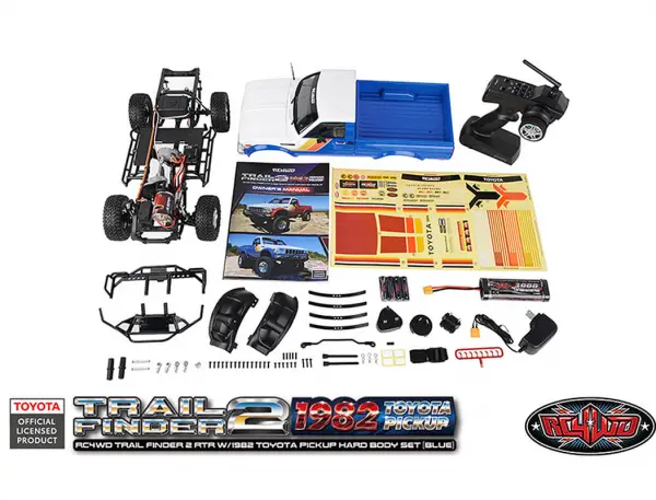 RC4WD Trail Finder2 RTR With 1982 Toyota Pickup Hard Body Blue — image 8 of 20
